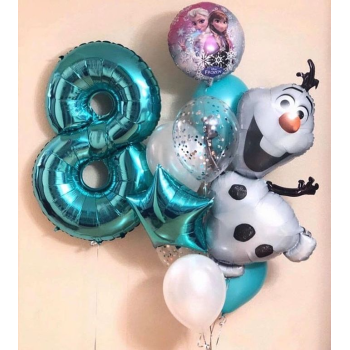 Μπουκέτο με Μπαλόνια Olaf Frozen
