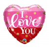 Μπαλόνι Foil I Love You με Ήλιον ροζ +8,00€