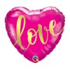 Μπαλόνι Foil Love ροζ με Ήλιον +8,00€